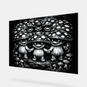 Fungus Folk • BurnsInHellによる森林の生き物たち アクリルサイン (傾斜)