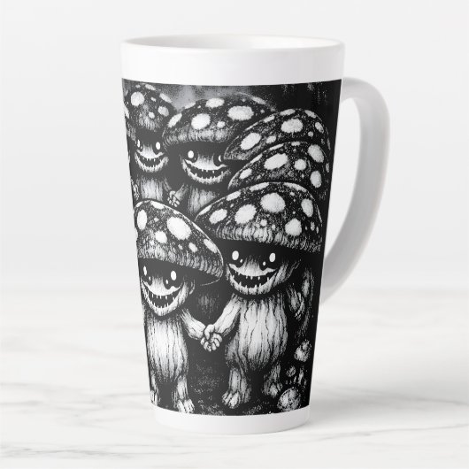 Fungus Folk •  Forest Creatures by BurnsInHell カフェラテマグ (右アングル)