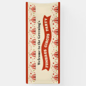 FunHaus Big-Top Circus Party 横断幕 (縦)