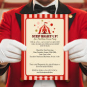 FunHaus Circus Party Big-Top 招待状