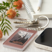 Funiculaire Le Breventのケーブル・カーポスター キーホルダー (正面右)