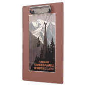 Funiculaire Le Breventのケーブル・カーポスター クリップボード (左)