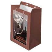 Funiculaire Le Breventのケーブル・カーポスター ミディアムペーパーバッグ (裏面アングル)