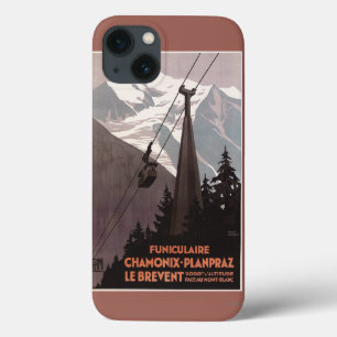Funiculaire Le Breventのケーブル・カーポスター iPhone 13ケース