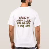 Funk4Soulの踊りのワイシャツ Tシャツ (裏面)