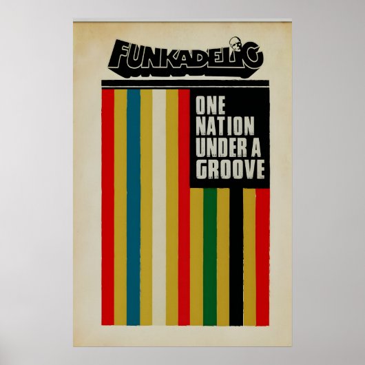Funkadelic Officially Licensed Print - One Nation ポスター (正面)