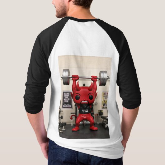 Funko Pop! Hell’s Gym Devil – Pumping Iron Edition Tシャツ (裏面)