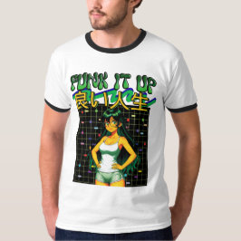 FUNKYにアップ-良い人生 Tシャツ