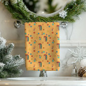 Funky 60s Towel Eclectic Boho Bath Statement バスタオルセット