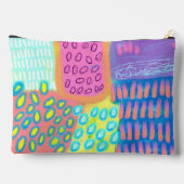 Funky Abstract Digital Painting アクセサリーポーチ (裏面)