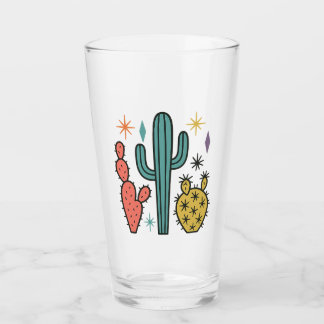 Funky Atomic Cactus Glasses (Set of 2) | Retro Mid タンブラーグラス
