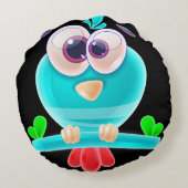 Funky Birdie Round Pillow ラウンドクッション (裏面)