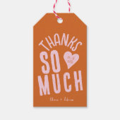 Funky Bold Font ギフトタグ (正面)