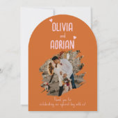 Funky Bold Font 招待状 (裏面)