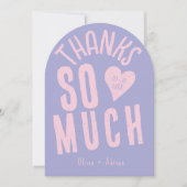 Funky Bold Font 招待状 (正面)