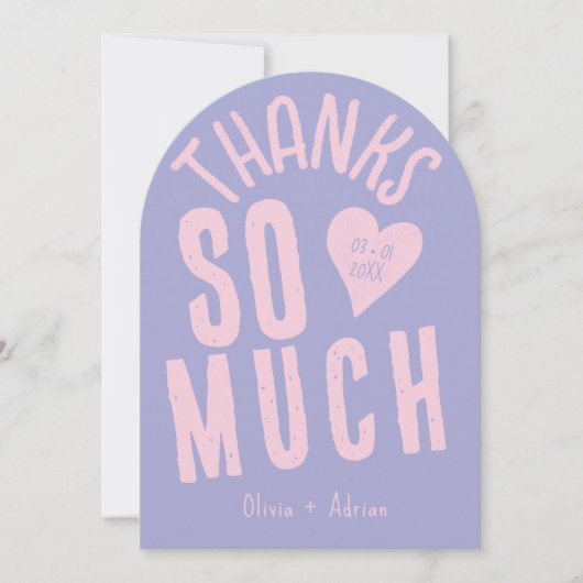 Funky Bold Font 招待状 (正面)