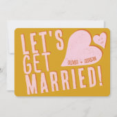 Funky Bold Font 招待状 (正面)