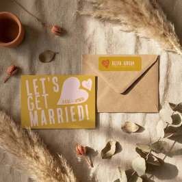 Funky Bold Font 招待状