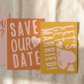 Funky Bold Font 招待状