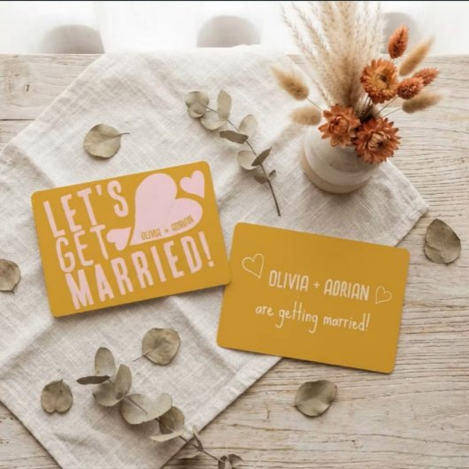 Funky Bold Font 招待状