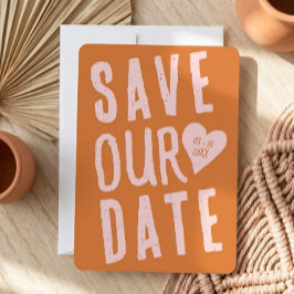 Funky Bold Font 招待状