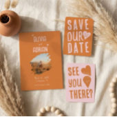 Funky Bold Font 招待状