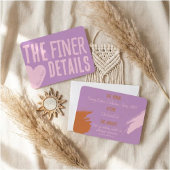 Funky Bold Font 招待状