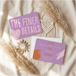 Funky Bold Font 招待状