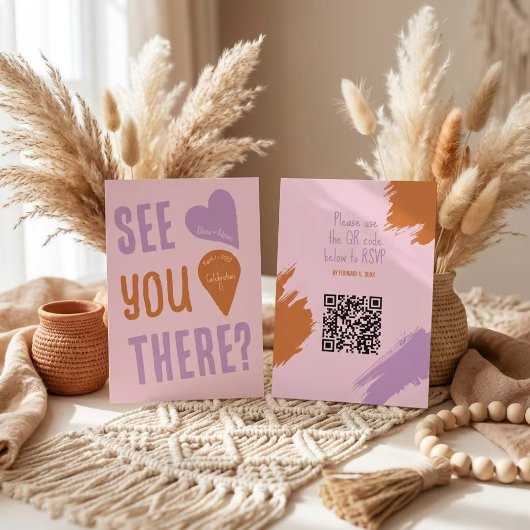 Funky Bold Font 招待状