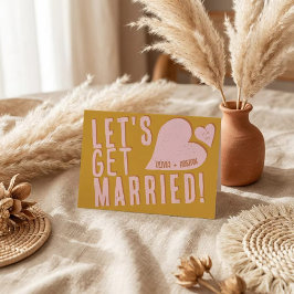 Funky Bold Font 招待状