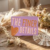 Funky Bold Font 招待状