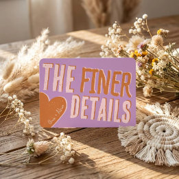 Funky Bold Font 招待状