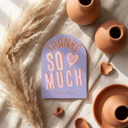 Funky Bold Font 招待状