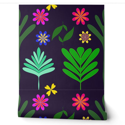 Funky Botanicals wallpaper Phunktanicals by Mimma 壁紙 (ほどく)