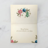 Funky Bright Retro Christmas  シーズンカード (内部)