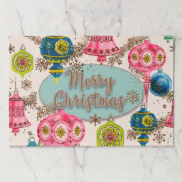 Funky Bright Retro Christmas ペーパーパッド