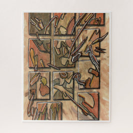 Funky Brown Abstract ジグソーパズル