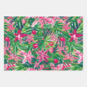 Funky Christmas Foliage ラッピングペーパーシート (正面)