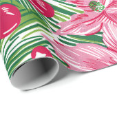 Funky Christmas Foliage Patterned  ラッピングペーパー (ロールコーナー)