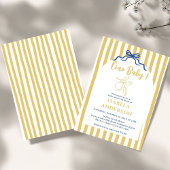 Funky Ciao Baby Hand Drawn Italian Baby Shower  招待状