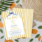 Funky Ciao Baby Hand Drawn Italian Baby Shower  招待状