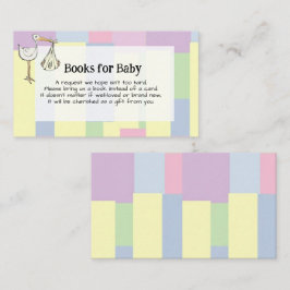 Funky Cubism Handwritten Books for Baby エンクロージャーカード