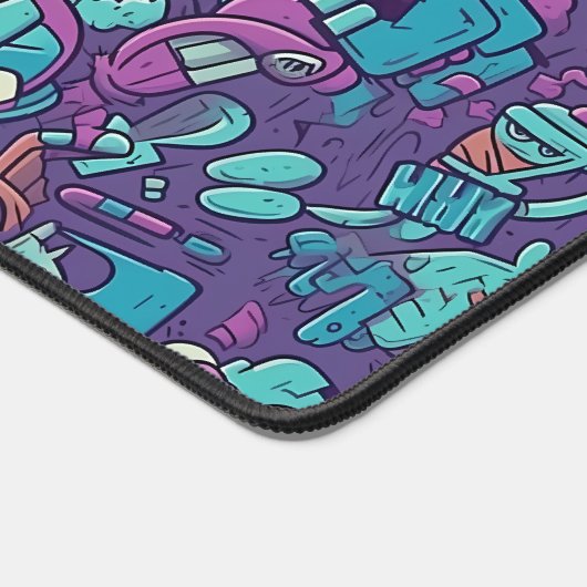 Funky Doodle Monster Party デスクマット (コーナー)