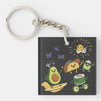 Funky Food Squad keychain キーホルダー
