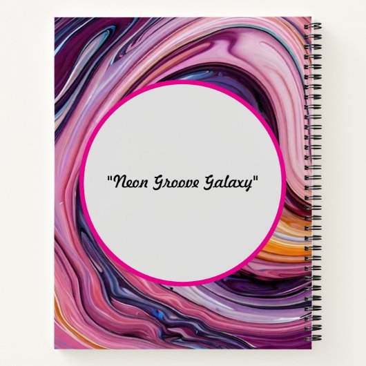 "Funky Frequencies from Space" ノートブック (裏面)