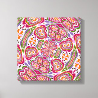 Funky Fungus: Psilocybe Cubensis キャンバスプリント