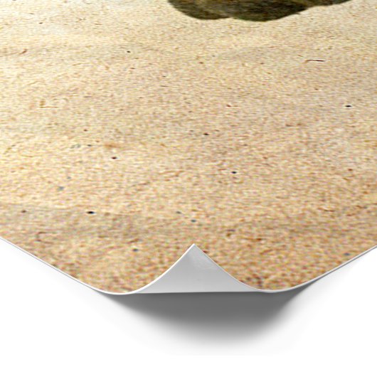 Funky Hippopotamus Poster! ポスター (角)