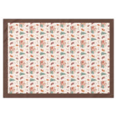 Funky Holiday Tablecloth 70s Pastel Vintage Fun テーブルクロス (正面(横))