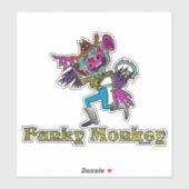 Funky Monkey  シール (シート)