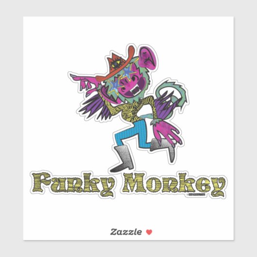 Funky Monkey シール (シート)